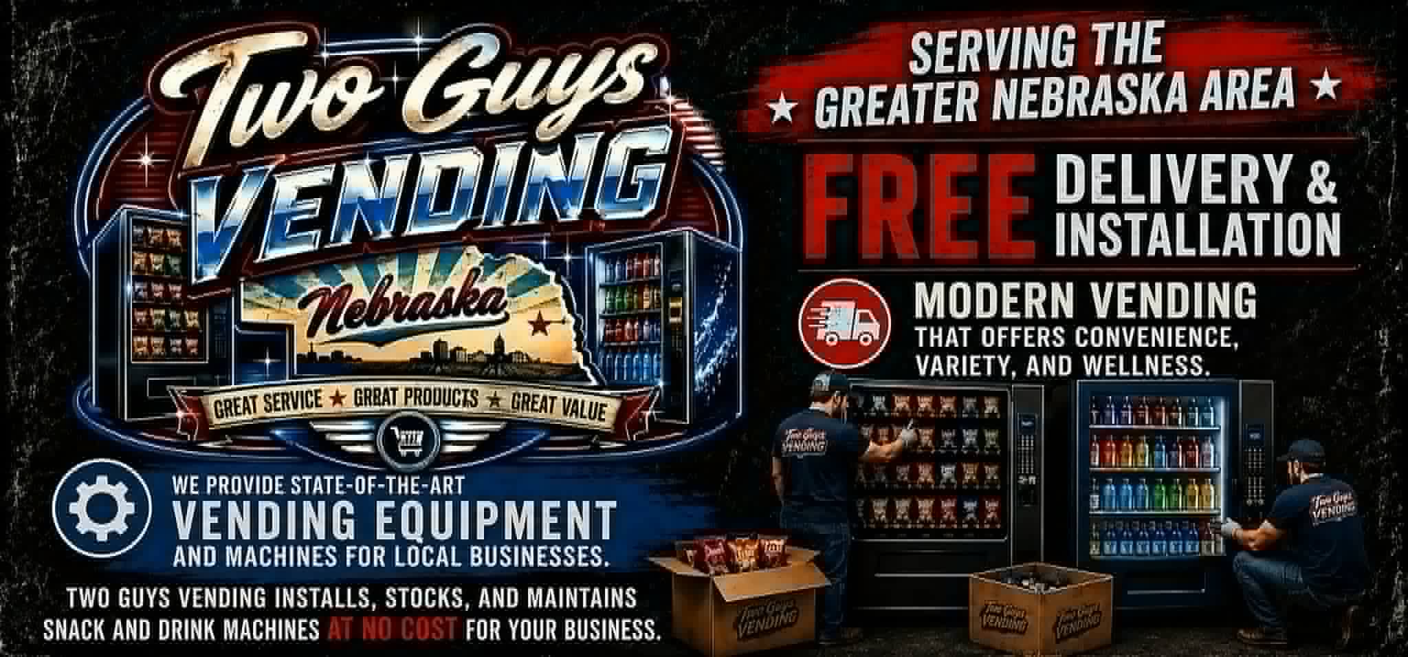two guys vending landscape image 2